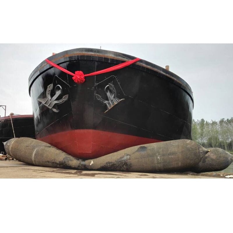Customizable marine water up and down airbags to assist the ship's water up and down