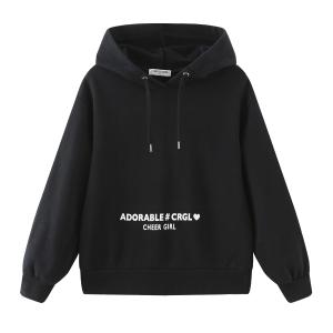 China Long Sleeve Black Mens Casual Pullover 100 Cotton Plain Oversized Hoodie wholesale