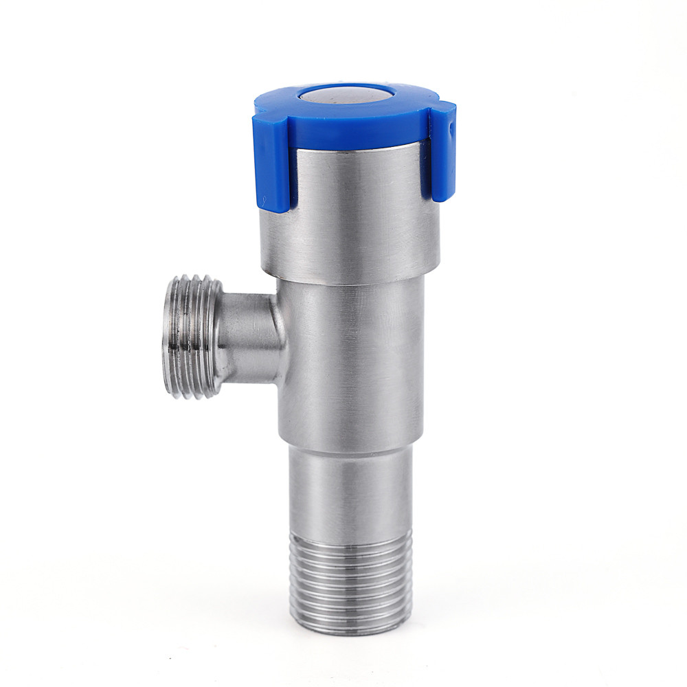 175g Faucet Angle Valve For Kitchen SS304 Brushed Shut Off