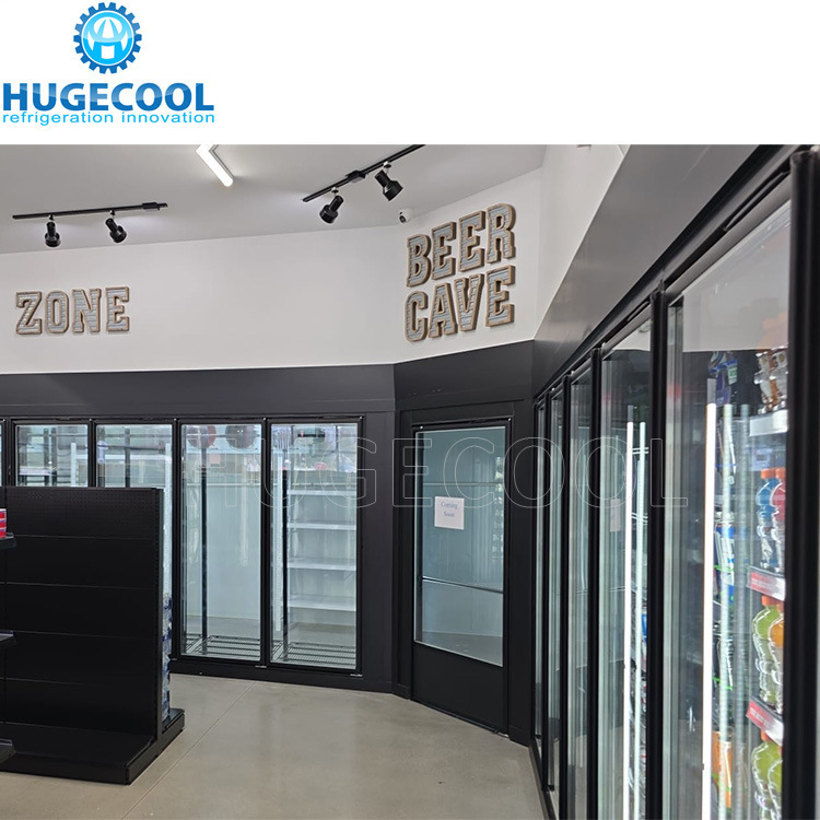 Sandwich Panel Walk in Cooler Freezer Display Cold Room for Supermarket