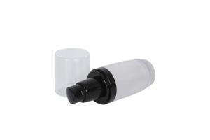 China Cosmetic Pump Bottle Matte Glass Skin Care Liquid Packaging Hair Container wholesale