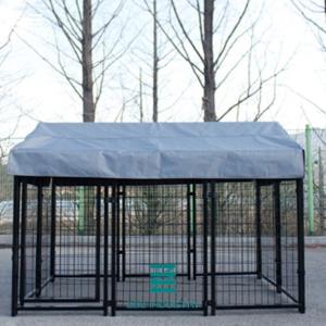 China Durable Welded Wire Mesh Fence Panels Metal Dog Kennel 225 X 160 X 150cm wholesale