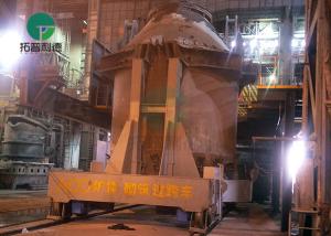 China High Temperature Proof Metal Smelting Industry Cable Reel Powered Ladle Car wholesale