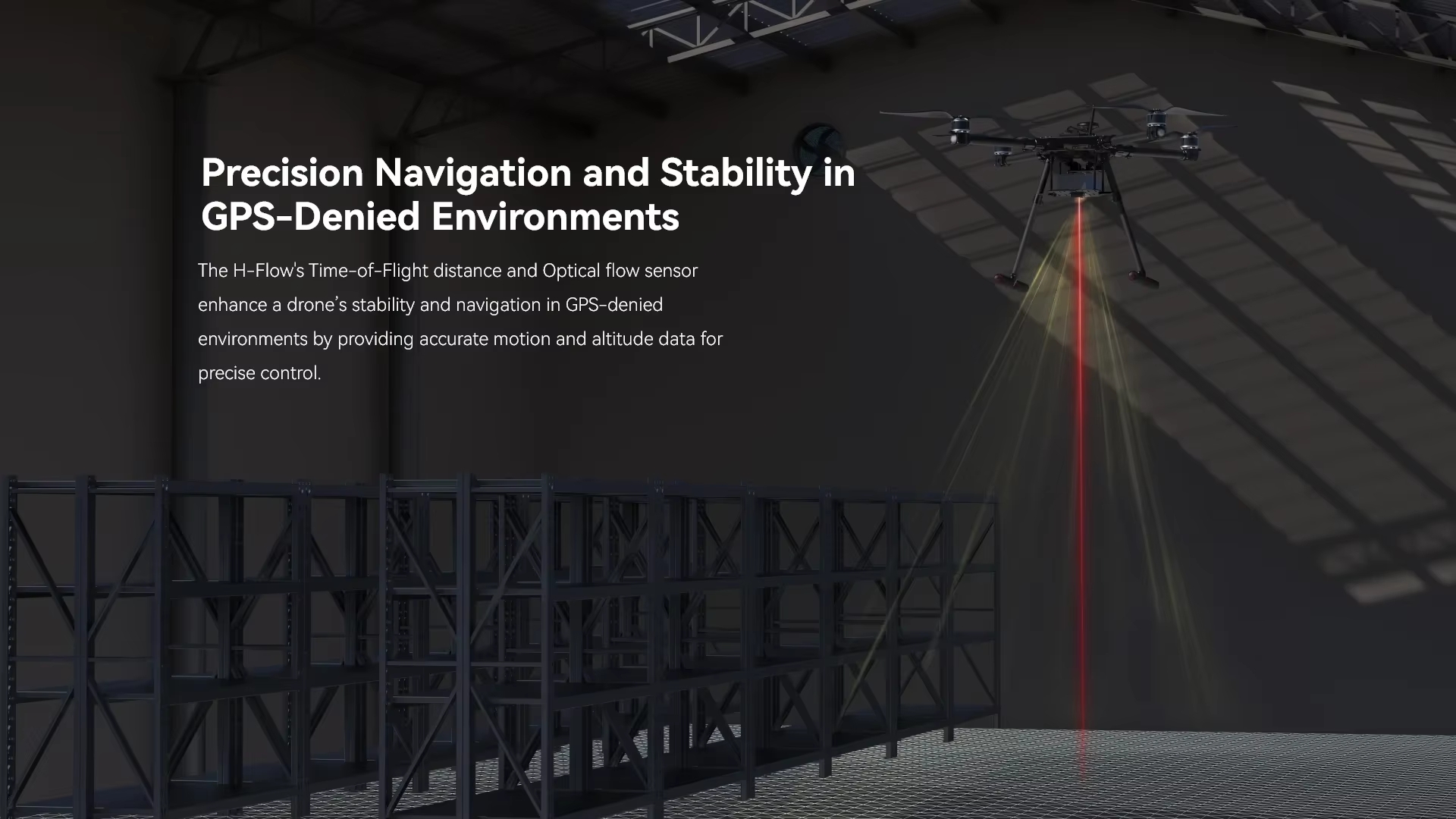 Holybro H-Flow Integrated Optical Flow and Rangefinder Module with DroneCAN Protocol