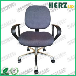 China Lab Factory Office Adjustable Swivel Desk Chairs ESD Anti Static With Arm Rest wholesale