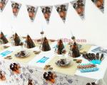 Pirates of the Caribbean Kids Birthday Party Decoration Set Party Supplies Baby
