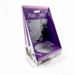 CYMK Panton Corrugated Cardboard Counter Display Stands For Pet Products