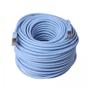 China Indoor Ethernet Cat5e Patch Cord 100m FTP STP PVC Jacket with RJ45 Connector wholesale