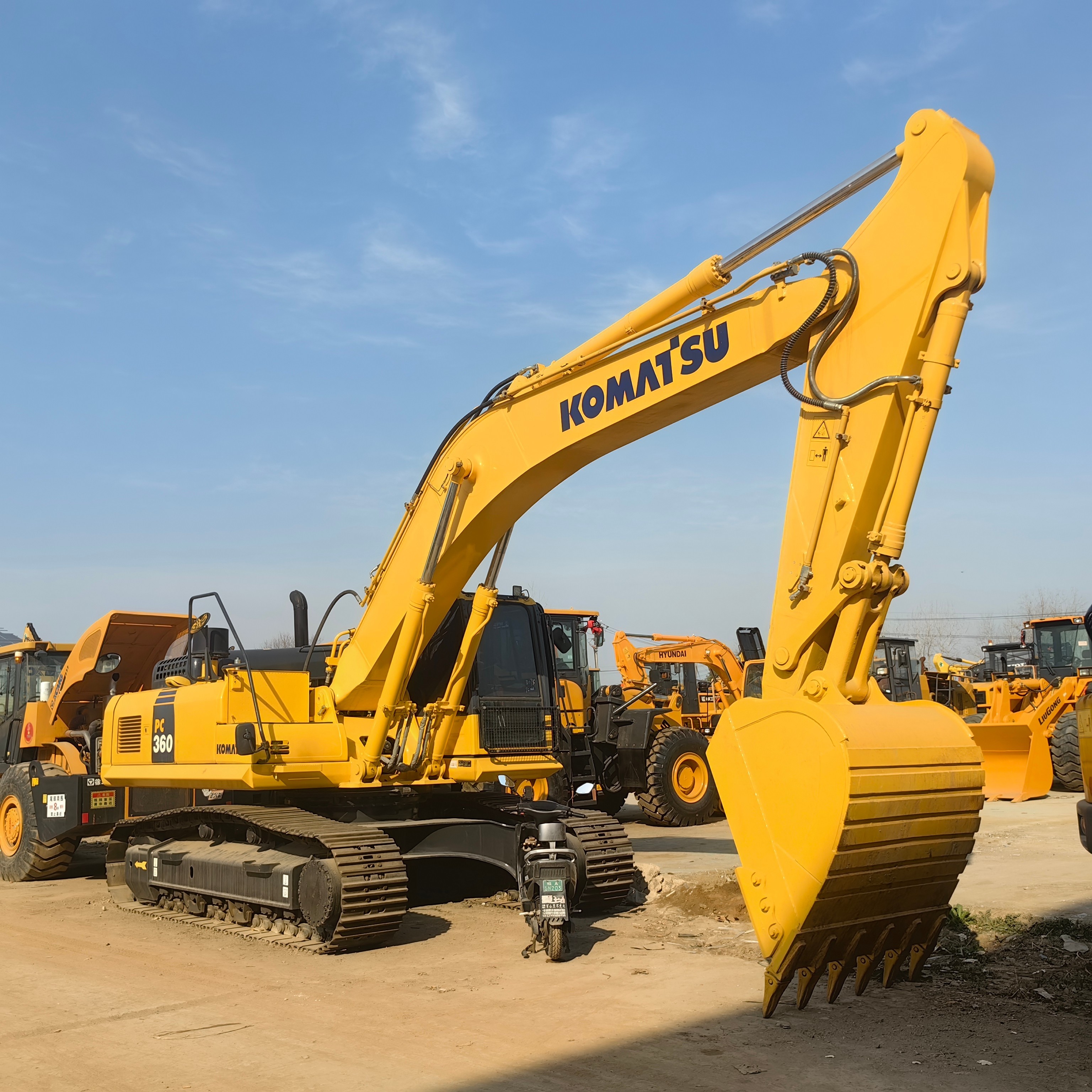 36Ton Used Komatsu Excavators PC360 Heavy Duty Machine Digger Construction