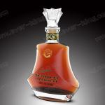Elegant Shape Tequila Brandy Glass Bottle With Cork Top