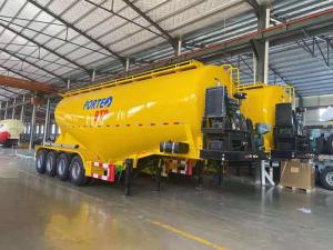 China 3 Axles Van-type Dry Bulk Flour/Powder Material Tanker Semi Trailer for Van-type wholesale