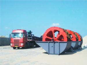 China High Production Sand Washing Plant Durable Removable With Feeding Screen wholesale