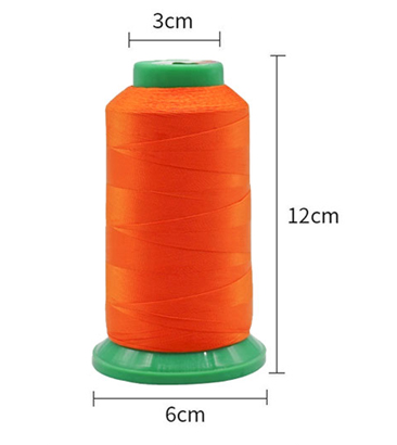 T90 280D/3 Bonded Nylon N66 Sewing Thread for Leather Upholstery Waterproof 1100 Yards