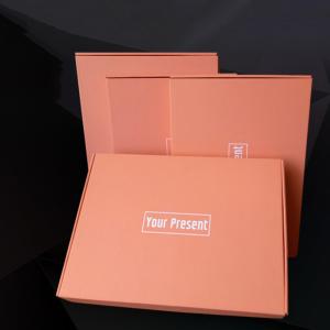 China Kraft Corrugated Mailer Box Clothes Shoes Customized Paper Packaging Box wholesale