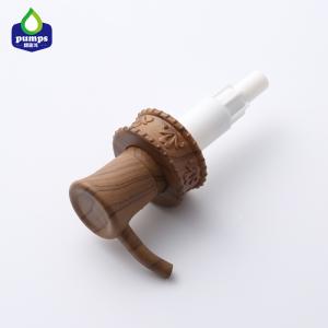China 18/410 Gold Yellow 4cc Body Lotion Pump Head Screw Colored Lock Foaming Bottle Pumps wholesale