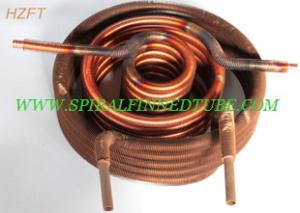 China Automotive Engineering Condenser Finned Coil Heat Exchangers Aluminum / Copper wholesale
