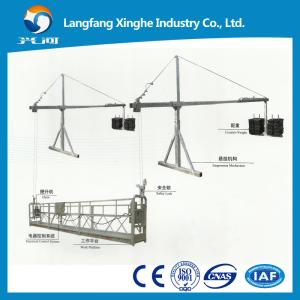 China zlp800 rope suspended platform / 800kg suspended cradle / construction lifting gondola wholesale