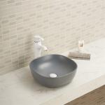 300mm Seamless Bathroom Sink And Countertop Basin Bowl Grey White Black