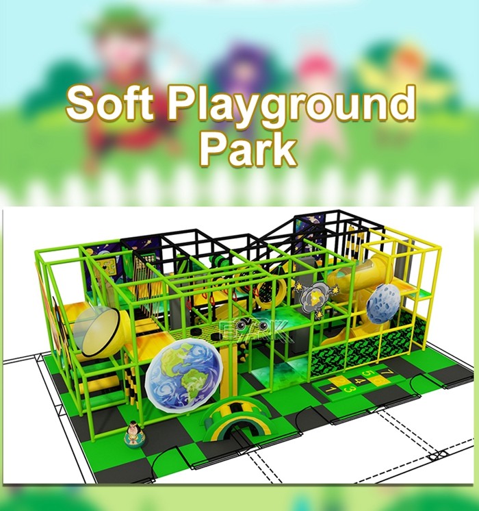 Amusement Park Soft Play Area Kids Slide Games Children Indoor Playground Equipment