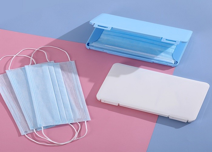 Easy To Carry Storage Box Storage Mask Box Japanese Simple Clean Aseptic ety Protection Box