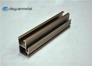 China Champagne Anodized Aluminium Shopfront Profiles , Aluminum Extrusions Stock Shapes wholesale