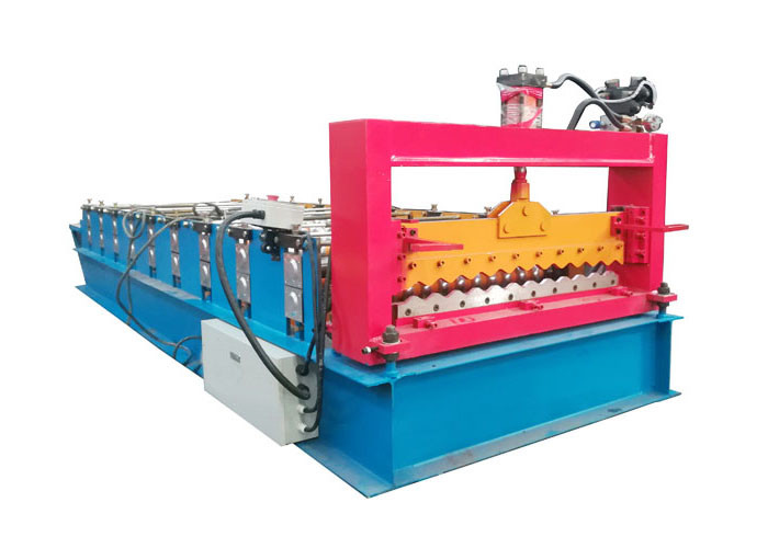 Fully Automatic Corrugated Sheet Making Machine , 13 Rows Corrugated Metal Roofing Machine