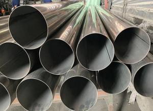 China Round Black Welded Stainless Steel Pipe 6mm 304L Polishing Surface wholesale
