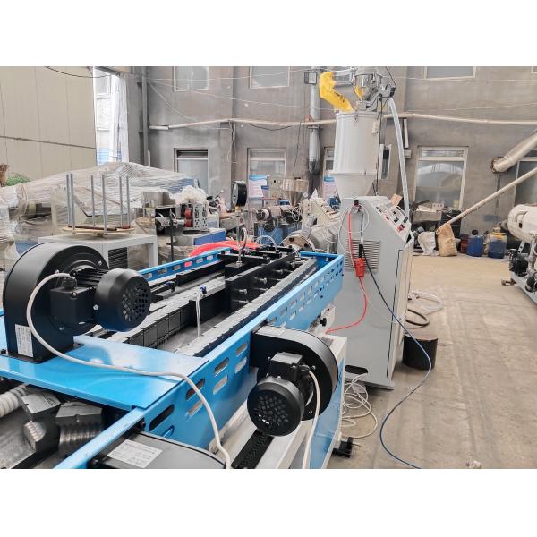 Automatic PE Corrugated Pipe Making Machine For Drainage Systems, SJ65/33 HDPE Corrugated Pipe Extruder Machine