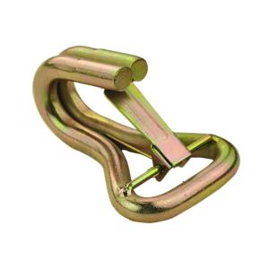 China High Quality New Style Factory Safety Cargo Gold Welding J Swan Hoist hook for Tie Down wholesale