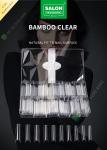 French/C Arc Lengthening Bamboo Clear False Nail Tips Manicure Tip for Nail Art