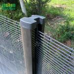 Airport / Prison 2.0m Height Anti Climb Security Fencing 76.2x12.7mm Hole Size