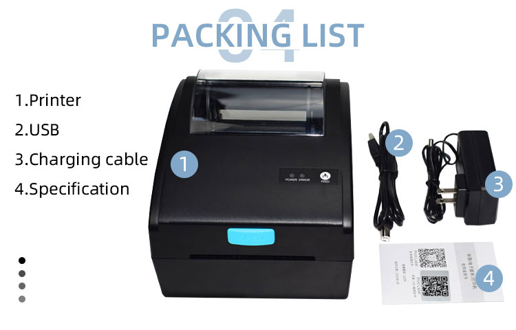 80mm Thermal Printer 3 Inch Bluetooth Wireless Desktop POS USB WiFi Receipt Printer