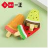 Buy cheap School Stationery Fruit Popsicle Shape Eraser Cute Rubber for Students Using from wholesalers