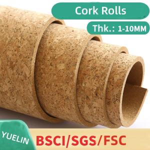 China Floral Cork Surface Cork Roll for Wall Cork Board Sheets Bulletin Board wholesale