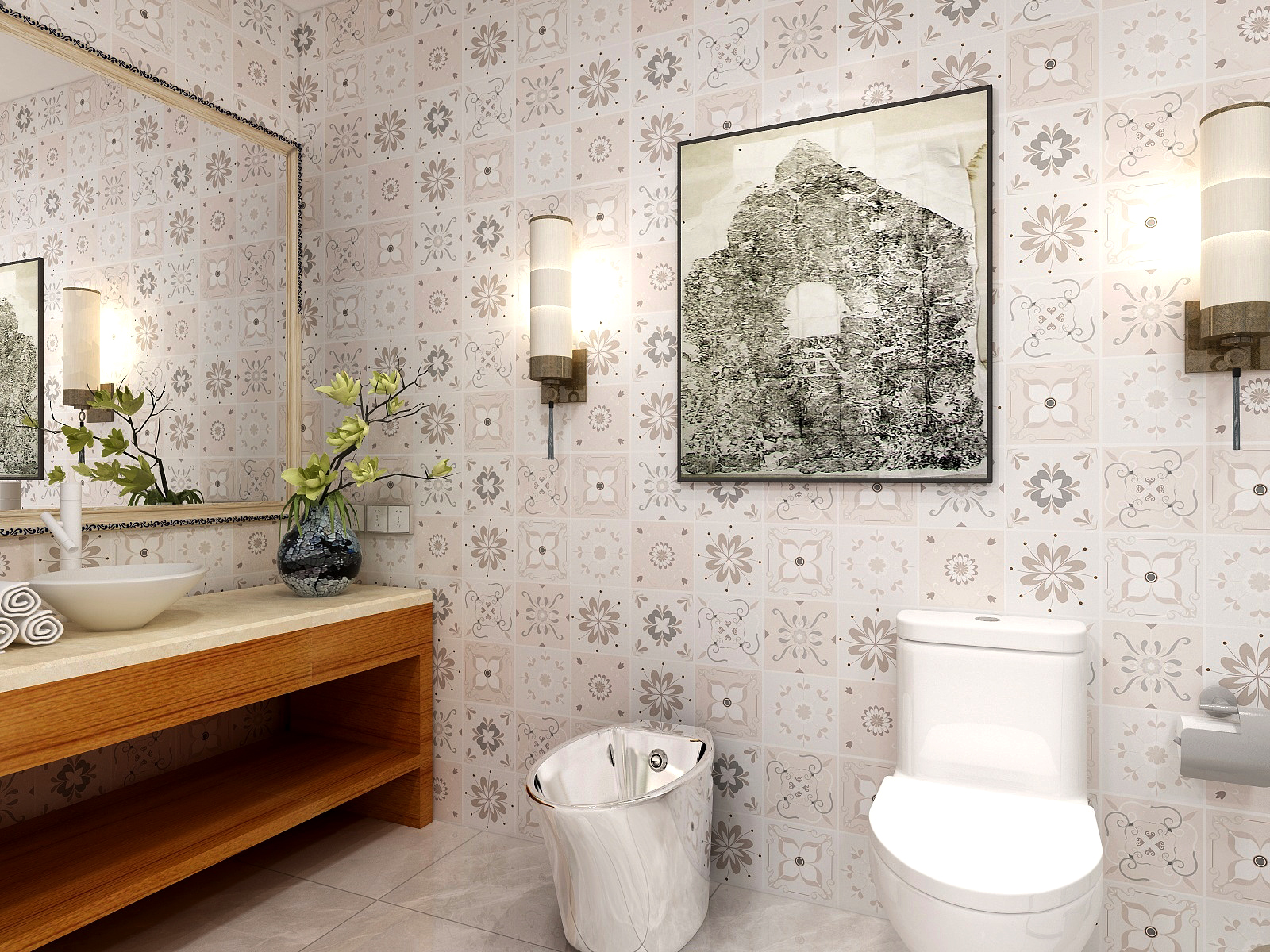 Self Adhesive Wallpaper 3D Moisture-Proof Function for Wall Decoration Wallpaper Sticker