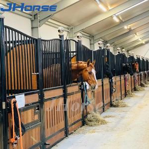China Heavy Duty European Style Horse Stable Box Stall Fronts 3.6m Long Life wholesale