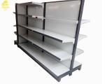 0.5mm Thickness Pegboard Supermarket Steel Racks Base Foot Welded With Columns