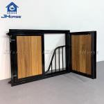 Brown Weather Resistant DIY Horse Barn Door Durability Customizable / Easy