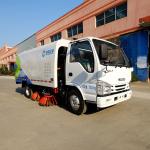 ISUZU Platform Industrial Road Sweeper Truck Street Cleaning Road Sweeper