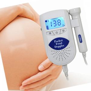 China FHR Display 2BPM Ultrasonic Fetal Doppler 2.0MHz Portable Baby Heart Monitor wholesale