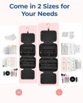 Black Large Carry-on Travel Accessories Essentials Puffy Makeup Cosmetic Custom