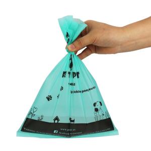 China Leak-Proof Printed Biodegradable Poop Bags Dog Waste Bag with Dispenser wholesale