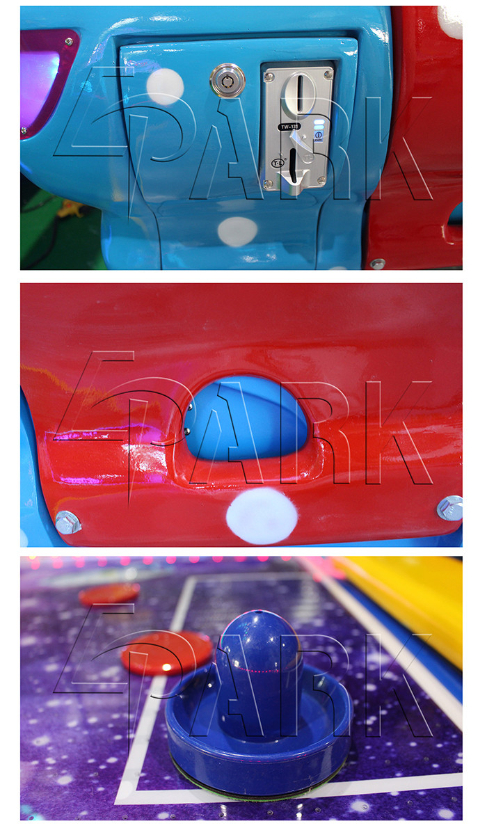 Commerical Kids Air Hockey Table Fun Exercise Game Machine With Led Light