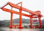 RMG Rail Mounted Electric Gantry Crane 5-200t Electric Trolley Double Girder
