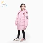 Clothing Wholesale Children Warmest Down Filled Jackets Pink Kids Clothes Winter
