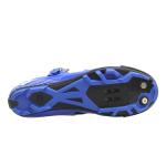 Auto Lock Blue Breathable Cycling Shoes Dirt Resistant Custom D-Iink Buckle