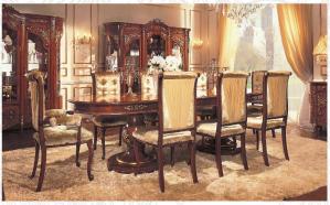 China Luxury Villa/European Antique Dining Room Furniture,Wood Table,Cabinet,Chair,VS-003 on sale