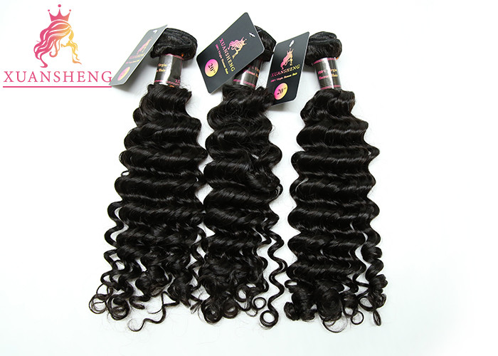 Virgin Peruvian Human Hair No Tangle Malaysian Curly Extensions 8"-30" Length