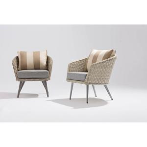 China 5 Years Frame Modern Design Poly Rattan Outdoor Lounge Garden Sofa Waterproof Brown Wicker Chair Furniture for Rest wholesale