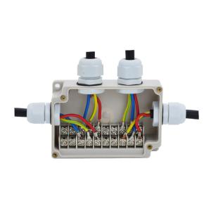 China IP65 Waterproof Junction Box 110*75*43mm Terminal Blocks Electric Enclosure 10 Ways wholesale